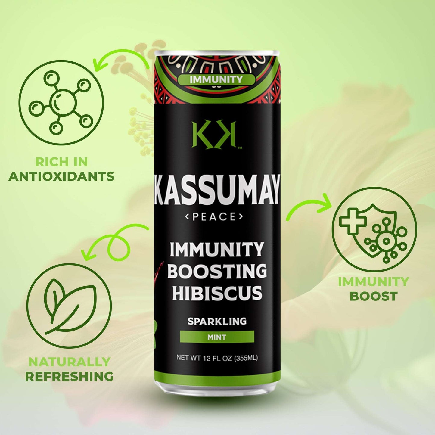 IMMUNITY BOOSTING HIBISCUS & MINT - 12-Pack