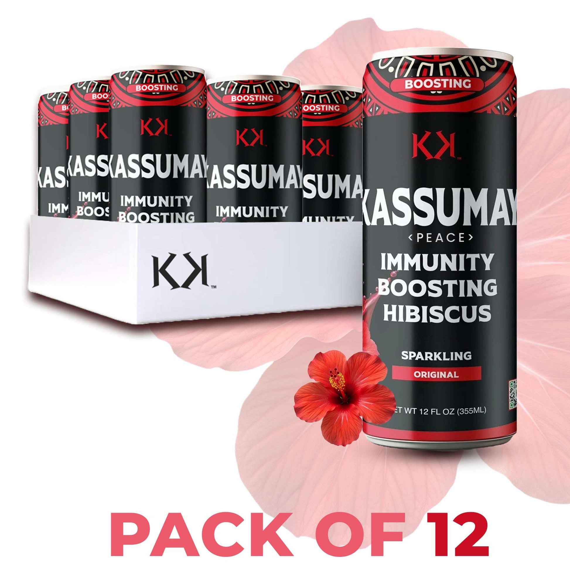 IMMUNITY BOOSTING HIBISCUS SPARKLING - 12-Pack