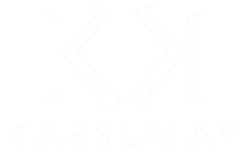 Kassumay brand logo black and white