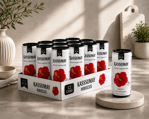 Save 10% Original Hibiscus – Immune Support Soda, 12 Cases