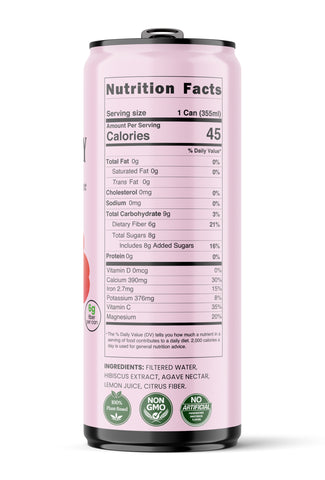 Save 10% Original Hibiscus Juice – Immune Support Juice (Non-Carbonated), 12 Cases