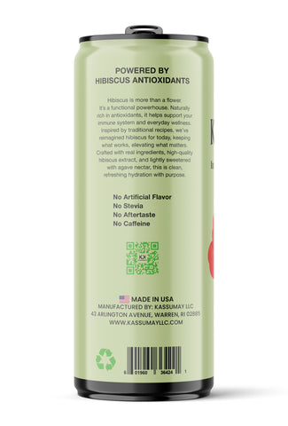 Save 20% Hibiscus Mint – Immune Support Soda, 24-Cases