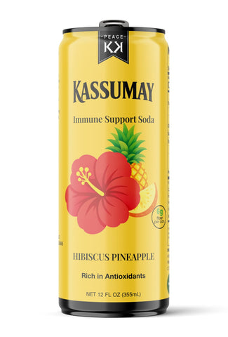 Save 10% Hibiscus Pineapple – Immune Support Soda, 12 Cases