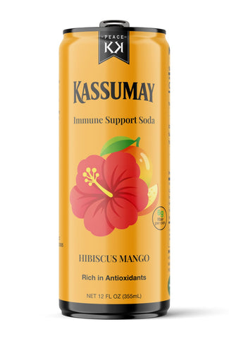 Save 10% Hibiscus Mango – Immune Support Soda, 12 Cases