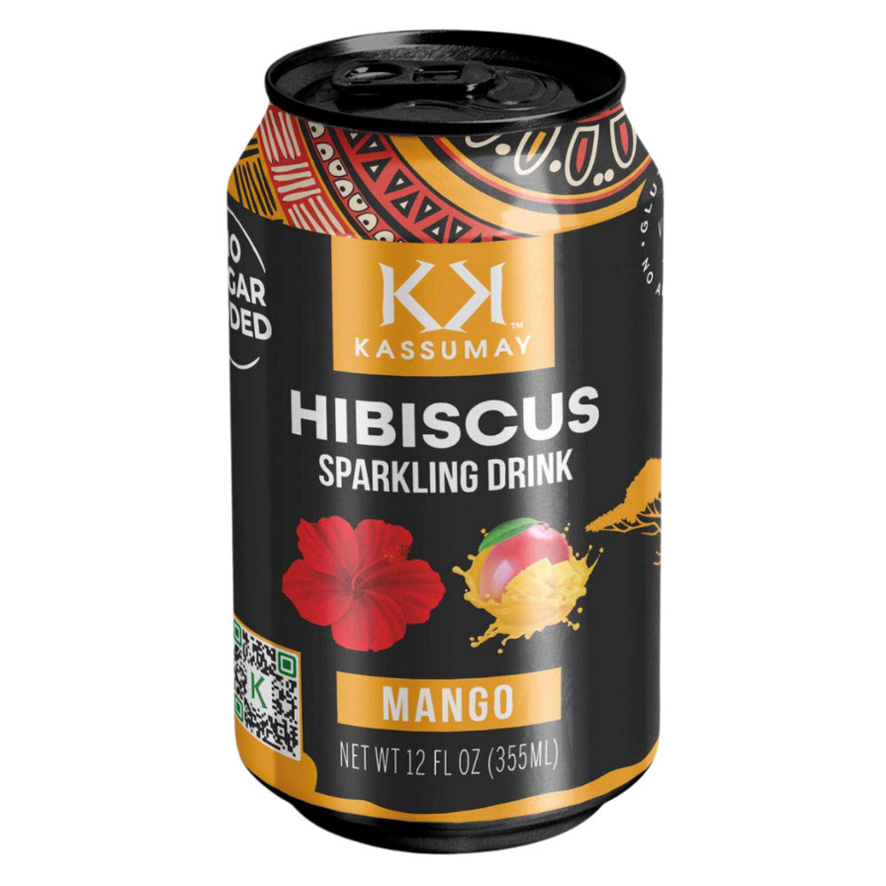 hibiscus mango sparkling drink